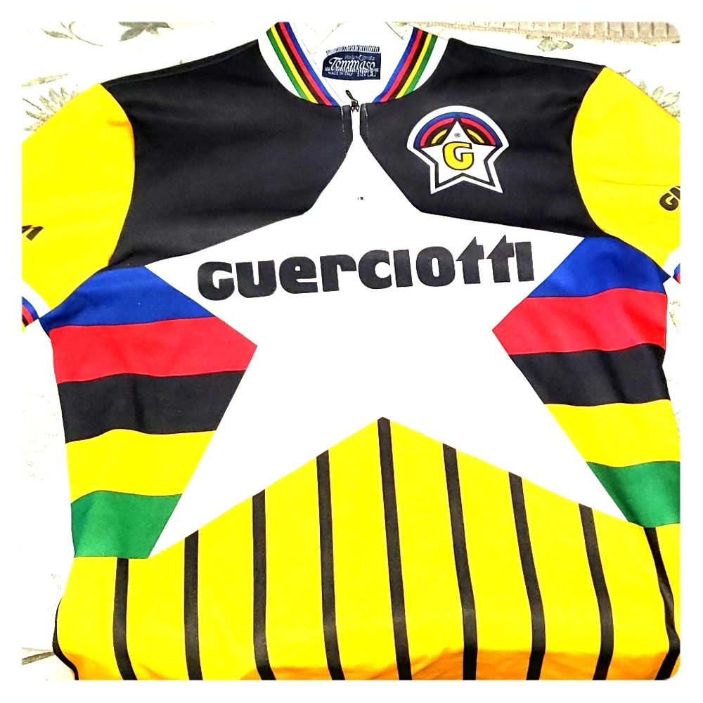 Rare Italian Guerciotti Bicycle Racing Jersey